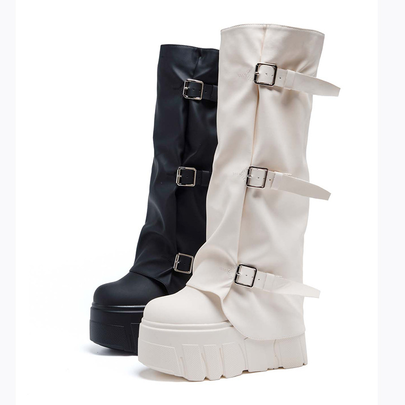 Riding Boot Short - 14 سنتيمتر كعب حذاء برقبة للركبة