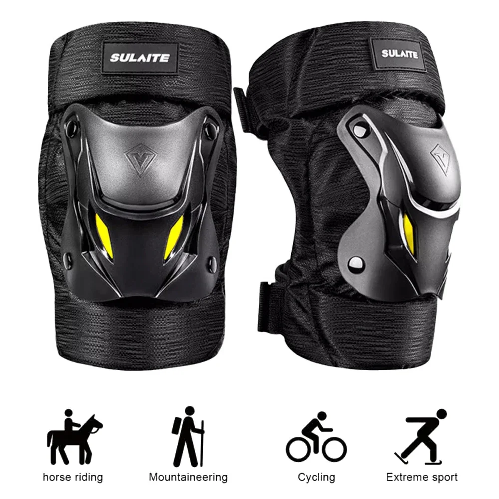 Knee Guard Hard - 1 زوج دراجة كهربائية دراجة نارية