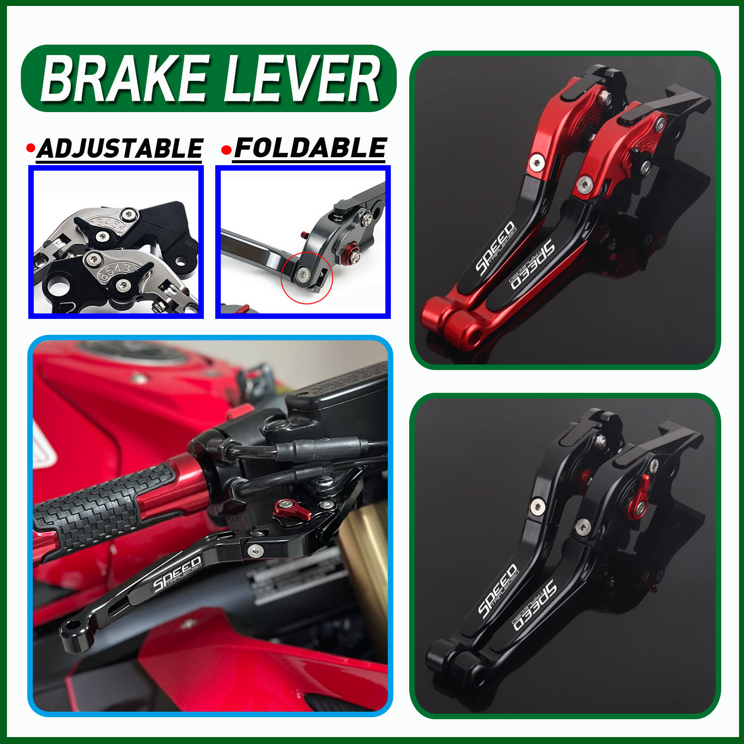 Motorcycle Gear And Accessories - لدراجة نارية سرعة الانتصار ثلاثية رافعة