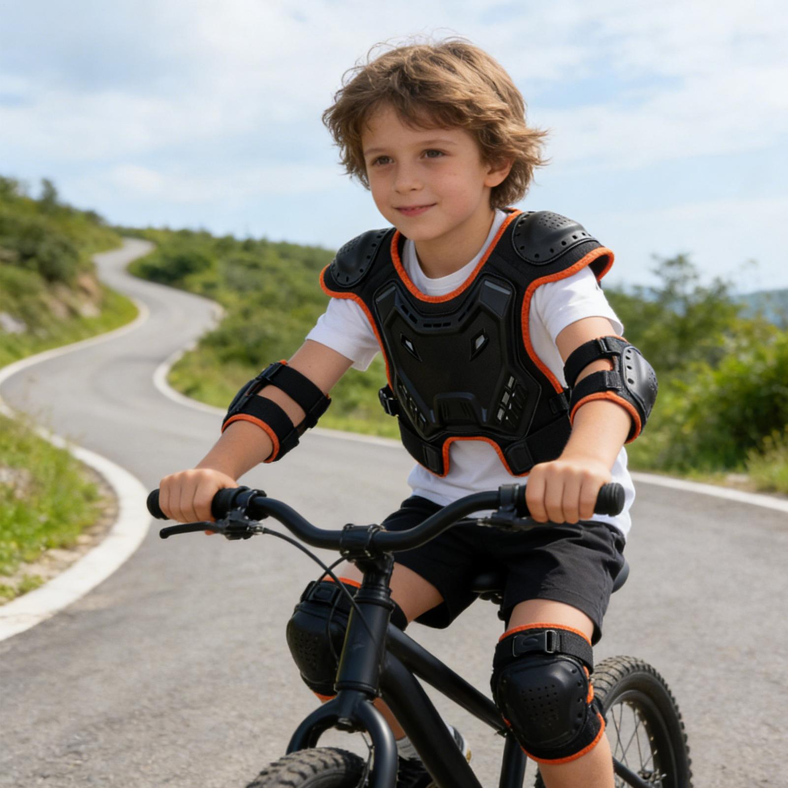 Motorcycle Gear For Kids - معدات حماية الصدر للأطفال، دروع حماية