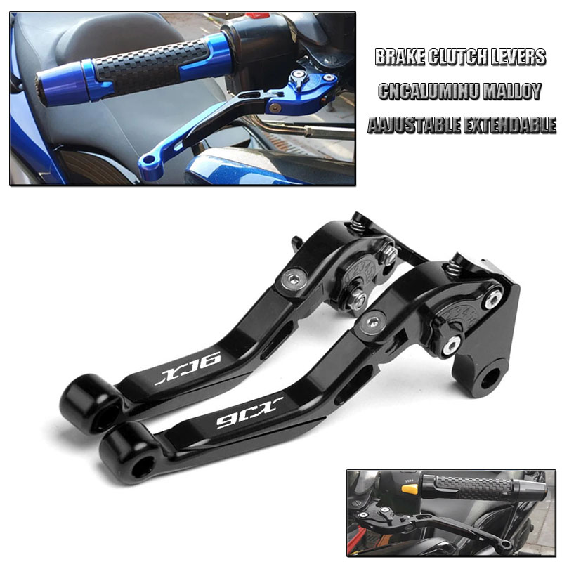 Motorcycle Gear And Accessories - ذراع فرامل وقابض قابل للتعديل ثلاثي