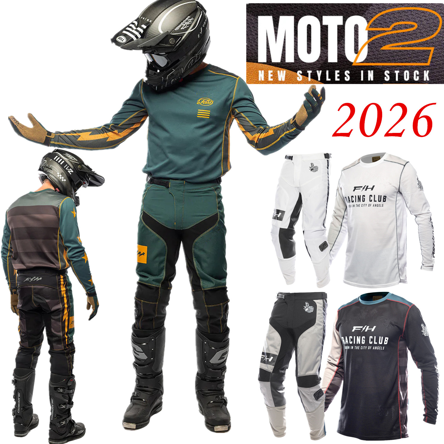 Motorcycle Gear Bundle - 2026 FH MX عدة على الطرق