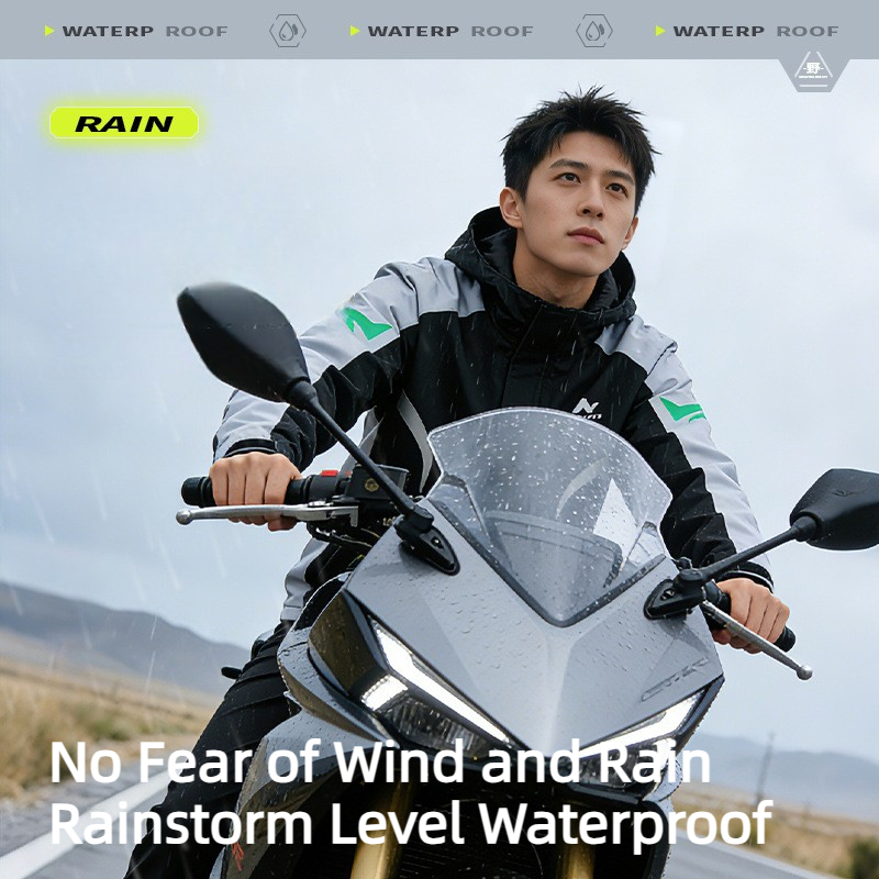 Motorcycle Gear Rain - بدلة واقية من المطر للدراجات النارية