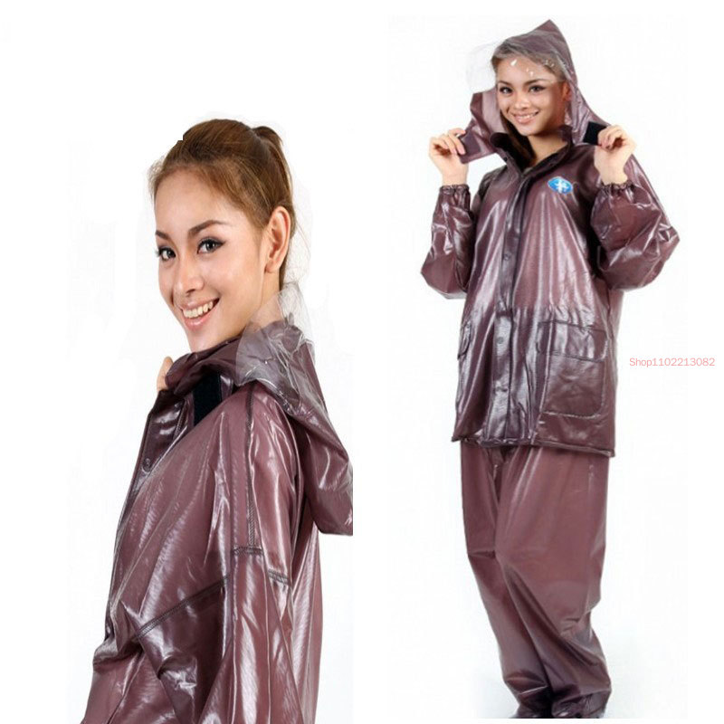 البلاستيك دراجة نارية المطر قا - مراجعة Motorcycle Gear Rain وسعره