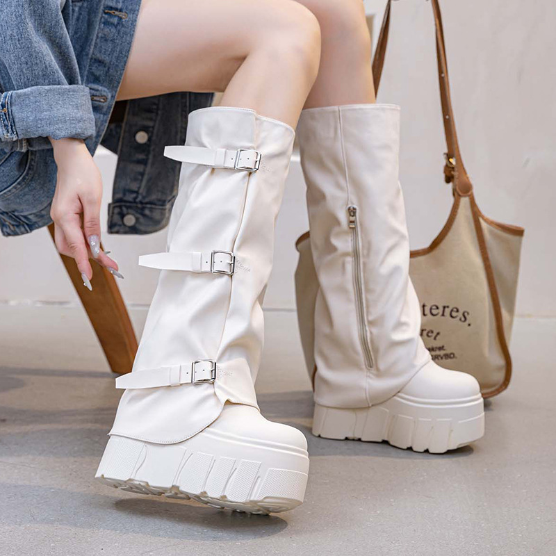 14 سنتيمتر كعب حذاء برقبة للرك - مراجعة Riding Boot Short وسعره