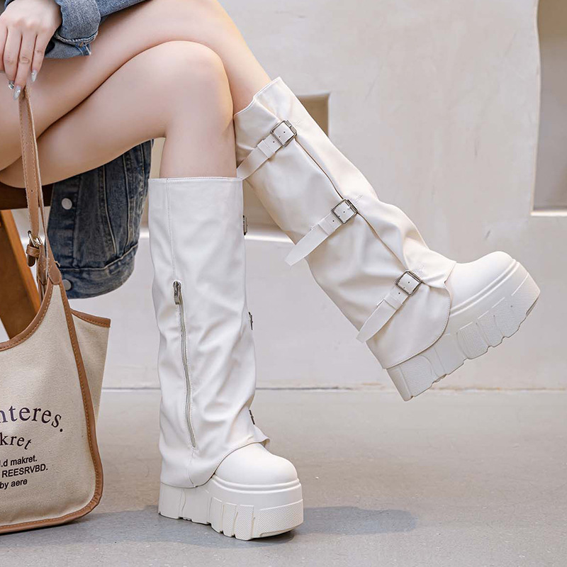 14 سنتيمتر كعب حذاء برقبة للرك - مراجعة Riding Boot Short وسعره