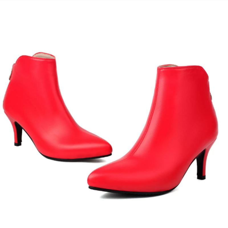 سيدة 48 الذهب الفضة الأحمر رقي - مراجعة Riding Boot Short وسعره