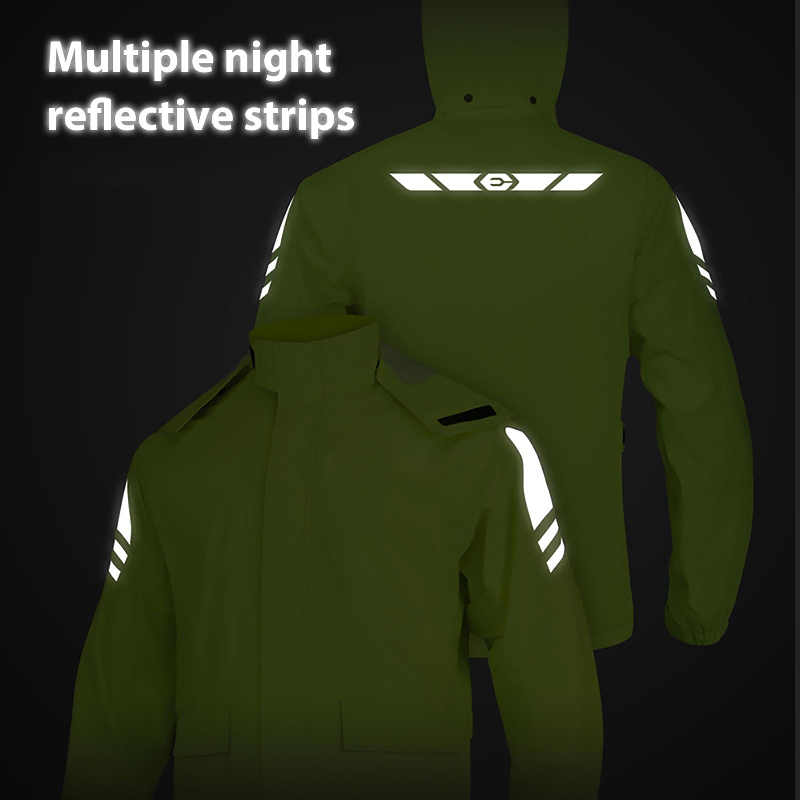 بدلات مطر مقاومة للماء للرجال، - مراجعة Motorcycle Gear Rain وسعره