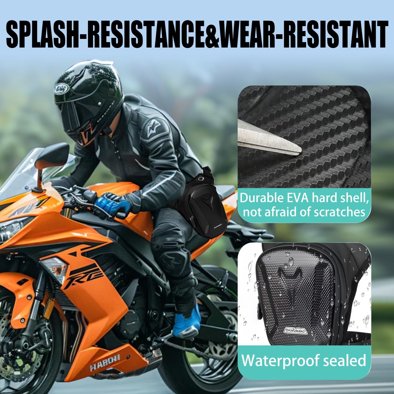حقيبة ساق للدراجات النارية مقا - مراجعة Motorcycle Gear Brands وسعره