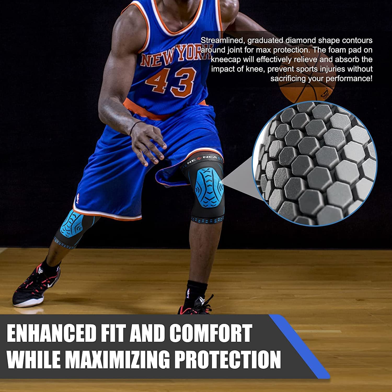 NEENCA الركبة هدفين ضغط الركبة - مراجعة Knee Guard Hard وسعره