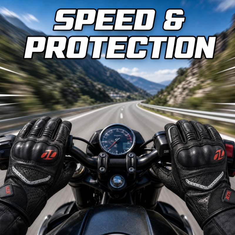 قفازات دراجات نارية من جلد الم - مراجعة Xxl Motorcycle Gear وسعره