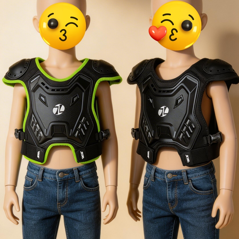 سترة واقية للأطفال للدراجات ال - مراجعة Motorcycle Gear For Kids وسعره