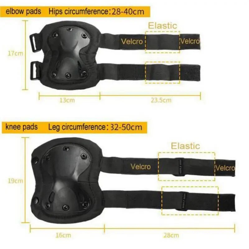 مجموعة معدات الحماية التكتيكية - مراجعة Knee Guard Hard وسعره