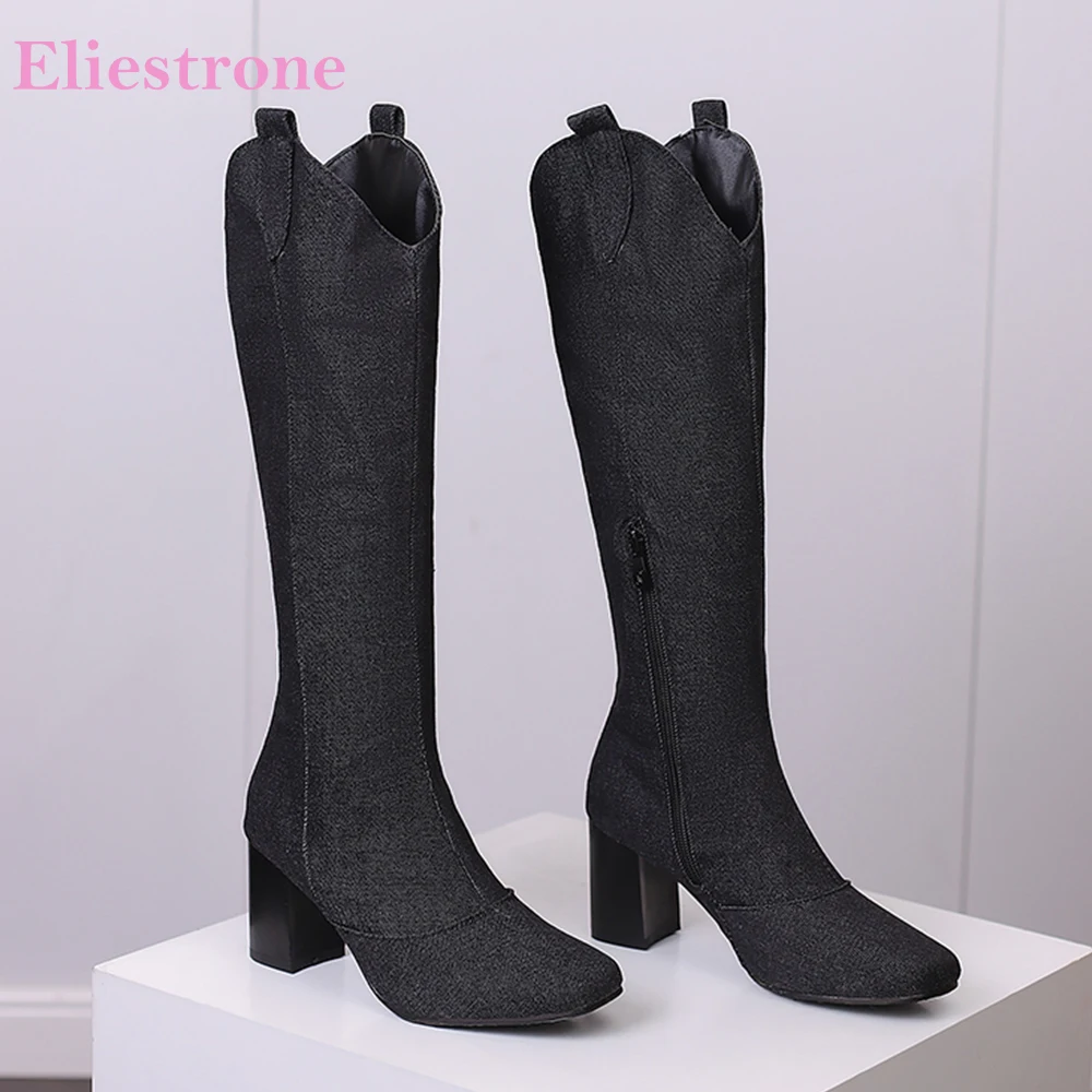 جديد شتاء أسود أزرق المرأة الر - مراجعة Riding Boot Short وسعره