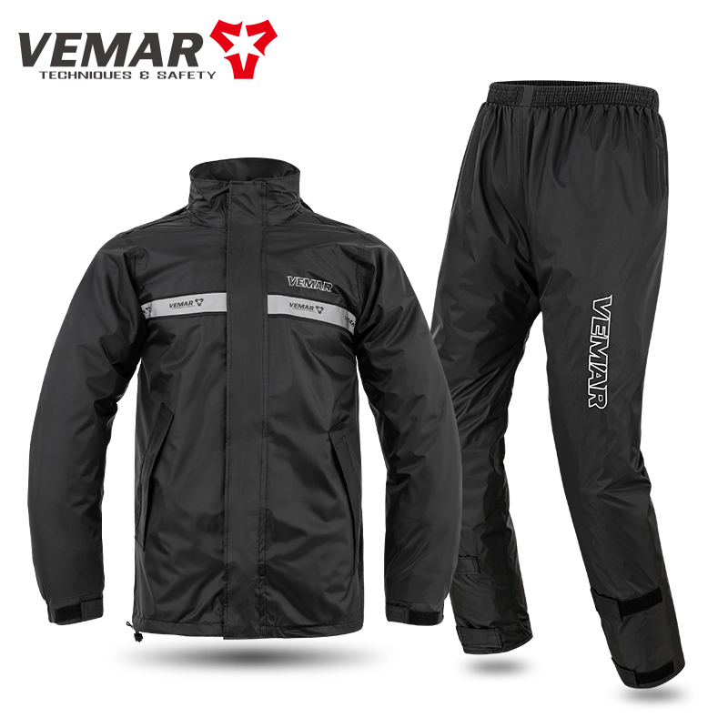 طقم سترة وسروال مقاوم للماء لل - مراجعة Motorcycle Gear Rain وسعره