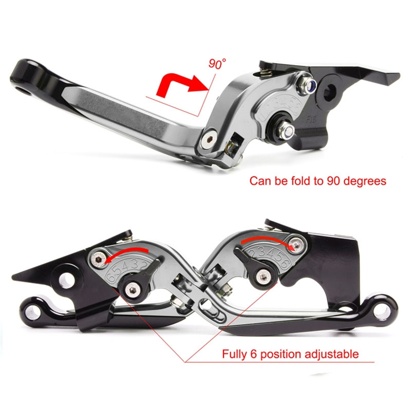 ذراع فرامل وقابض قابل للتعديل  - مراجعة Motorcycle Gear And Accessories وسعره