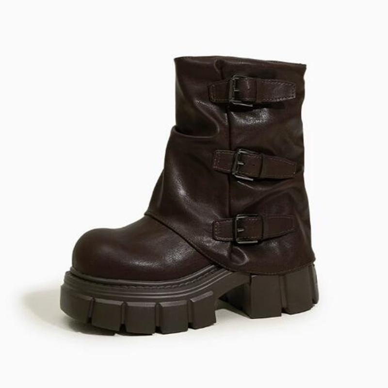 أحذية نسائية بكعب سميك ونعل مخ - مراجعة Riding Boot Short وسعره