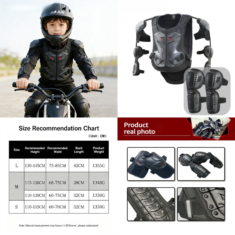سترة واقية جديدة للأطفال لركوب - مراجعة Motorcycle Gear For Kids وسعره