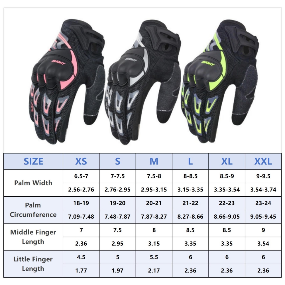 قفازات سباق الدراجات النارية م - مراجعة Xxl Motorcycle Gear وسعره
