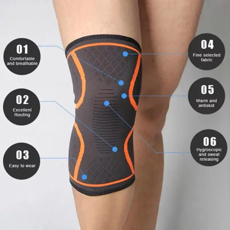 1 قطعة دعامات الركبة لآلام الر - مراجعة Knee Guard Hard وسعره