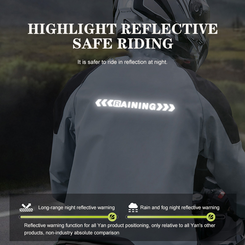 بدلة مطر للرجال والنساء، سترات - مراجعة Motorcycle Gear Rain وسعره