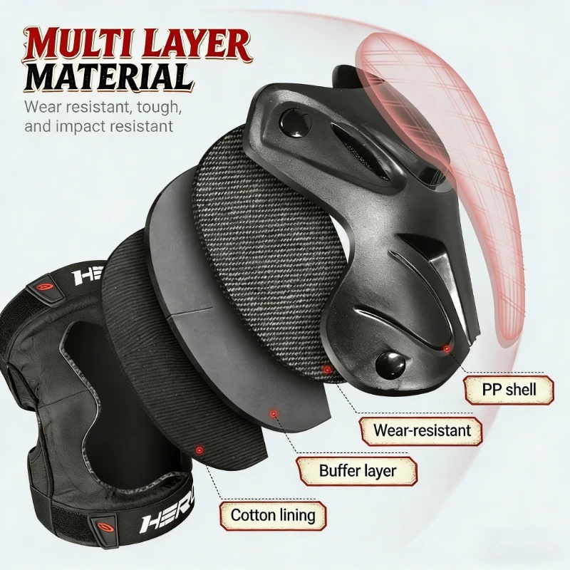 واقيات الركبة والكوع المقاومة  - مراجعة Knee Guard Hard وسعره