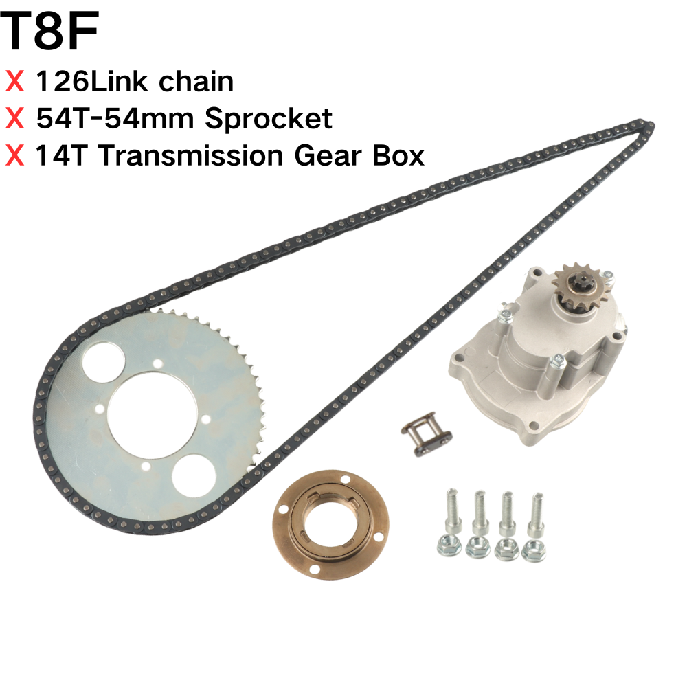 ترس خلفي T8F 44T/54T بـ 4 مسام - مراجعة Motorcycle Gear Bundle وسعره